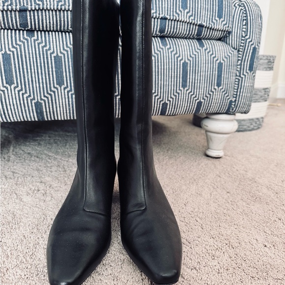 Loeffler Randall Cleo Leather Mid Boots - Picture 3 of 4